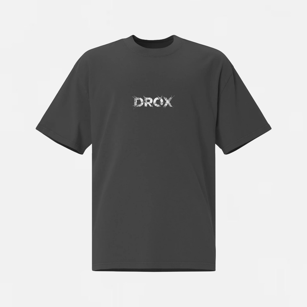DROX // Obsidian Ash Oversized faded t-shirt