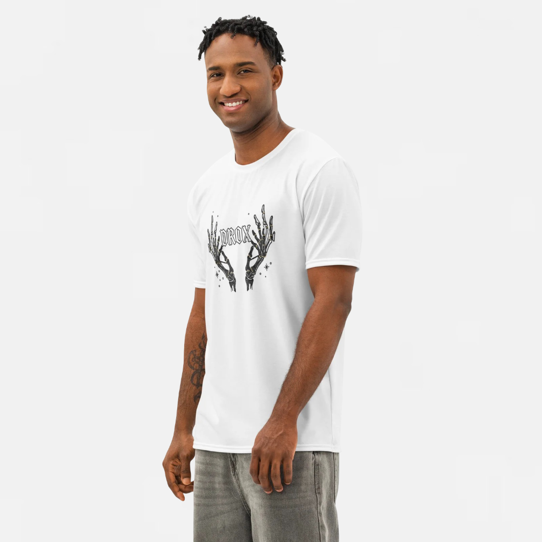 DROX // Signature Skeleton Men’s cotton crew neck t-shirt