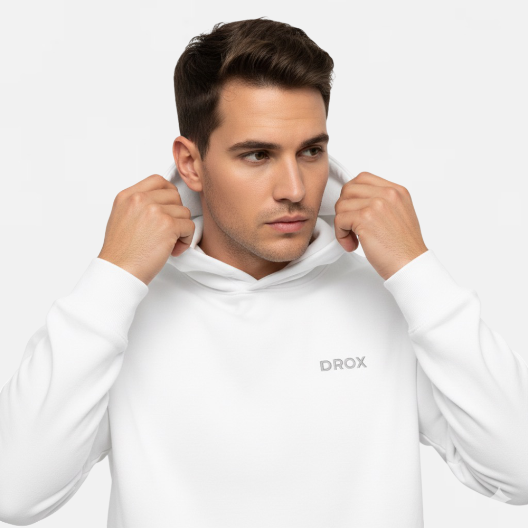DROX Ivory Premium Oversized Hoodie